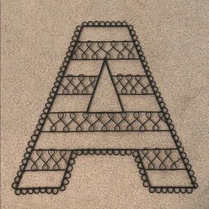 “A” wired wall decor (PB Teen)